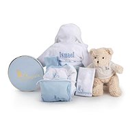 My dressing gown with embroidery - blue - Baby Health Check Kit