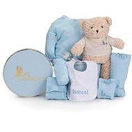 My bib with embroidery - blue - Baby Health Check Kit