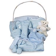 Perfect gift basket Serenity - blue - Baby Health Check Kit