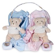 Gift basket for twins Teddy Bears - Baby Health Check Kit