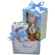 BEBEDEPARIS Diaper cake Nicky - blue - Nappy cake