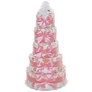 BEBEDEPARIS Five-tier diaper cake Max - pink - Nappy cake