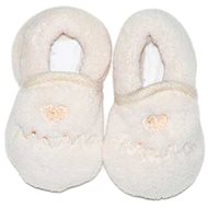 BEBEDEPARIS Béžové papuče pro miminko - Baby Booties