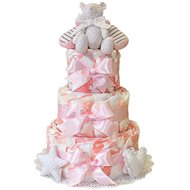 Three-tier diaper cake Teddy Bear - Nappy cake