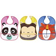 NUBY Waterproof bib, animals, 3m+ - Bib