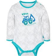 Gmini Excavator Long-Sleeved Baby Bodysuit 80 - Bodysuit for Babies