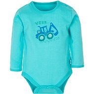 Gmini Excavator Long Sleeve Bodysuit Blue 86 - Bodysuit for Babies