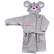 Koala Children's bathrobe Tvoreček size 104 - beige - Children's bathrobe