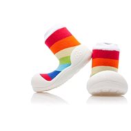 ATTIPAS RainBow White size. M - Baby Booties