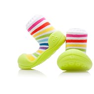 ATTIPAS RainBow Green Size XL - Baby Booties