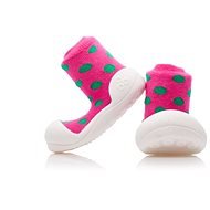 ATTIPAS Shoes Polka Dot AD03-Pink size M (109-115 mm) - Baby Booties