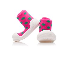 ATTIPAS Shoes Polka Dot AD03-Pink size L (116-125 mm) - Baby Booties