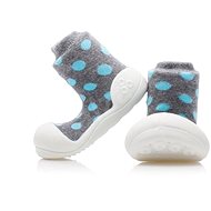 ATTIPAS Polka Dot Gray - Baby Booties