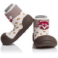 ATTIPAS Shoes Zoo AZO01-Brown Size S (96-108 mm) - Baby Booties