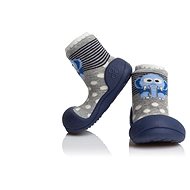 ATTIPAS Shoes Zoo AZO02-Navy size S (96-108 mm) - Baby Booties