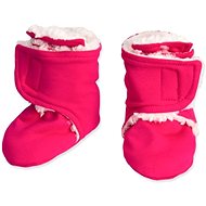 Baby - Smile Basic Socks - Fuchsia with lamb 3-6 months - Baby Booties