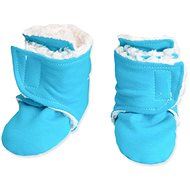 Baby - Smile Capáčky basic - tyrkys s beránkem 3-6 měsíců - Baby Booties