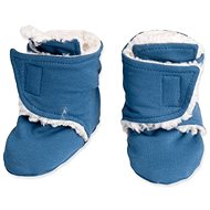 Baby - Smile Basic Socks - blue-grey with lamb 3-6 months - Baby Booties