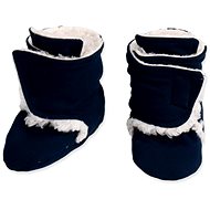 Baby - Smile Basic Socks - dark blue with lamb 3-6 months - Baby Booties