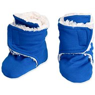 Baby - Smile Basic Socks - blue with lamb 9-12 months - Baby Booties