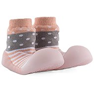 Chameleon Pink Polka sock boots size 115 - Baby Booties
