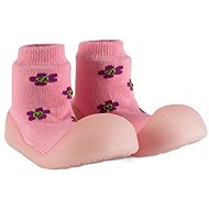 Chameleon Sock booties Flower size 115 - Baby Booties
