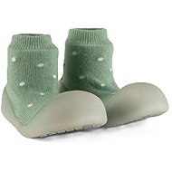 Chameleon Green Squirrel sock boots size 115 - Baby Booties