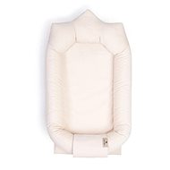 Maceshka manšestrové s korunkou béžové - Baby Nest