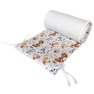 Maceshka Crib Mantle - doggy, white - Crib Bumper
