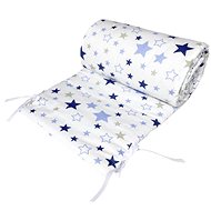 Maceshka Mantinel do postýlky – modré hvězdy - Crib Bumper