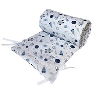Maceshka Mantinel do postýlky – raketky - Crib Bumper