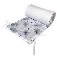 Maceshka Mantinel do postýlky – boho sloníci, bílá - Crib Bumper