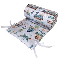 Maceshka Mantinel do postýlky – vláček - Crib Bumper