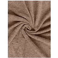 Kaptan Terry Lux crib sheet 70 × 140 cm beige - Cot sheet