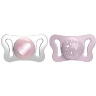 CHICCO Physio Micro, silicone, 0-2 m, girl, 2 pcs - Baby Pacifier