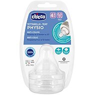 CHICCO Bottle Soother Perfect 5/Well-Being physiological fast flow 4m+ 2 pcs - Teat