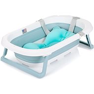 CHIPOLINO Foldable Isla with bathing mat Blue - Baby Bathtub
