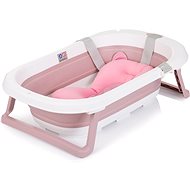 CHIPOLINO Foldable Isla with bathing mat Pink - Baby Bathtub