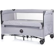 CHIPOLINO Folding side Relax Ash Grey linen pattern - Travel Bed