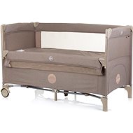 CHIPOLINO Folding side Relax Macadamia linen pattern - Travel Bed
