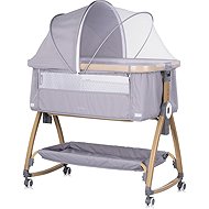 Chipolino Charisma 2-in-1 Platinum/Wood - Cot