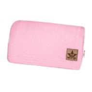 Baby Nellys Knitted blanket BASIC 80 × 90 cm, pink - Blanket