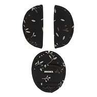 Dooky Belt Protector Romantic Leaves Black - Seat Belt Covers