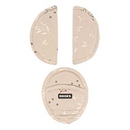 Dooky Chránič pásu Romantic Leaves Beige - Návleky na bezpečnostní pásy