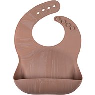 Eeveve Bib Sillicone - Marble Powder Blush - Bib