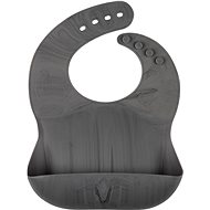 Eeveve Bib Sillicone Silicone Bib - Marble Granite Gray - Bib