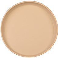 Silikonový talíř Eeveve Plate large Silicone - Mocha Dark - Children's Plate