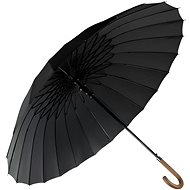 Malatec Umbrella, 24 wires, 124 cm, black - Umbrella