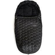 Pinkie Superfine Winter Down Sleeping Bag Black - Stroller Footmuff
