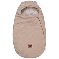 Baby Nellys Warm fuzak Lamb exclusiv, 85 × 50 cm, beige - Stroller Footmuff